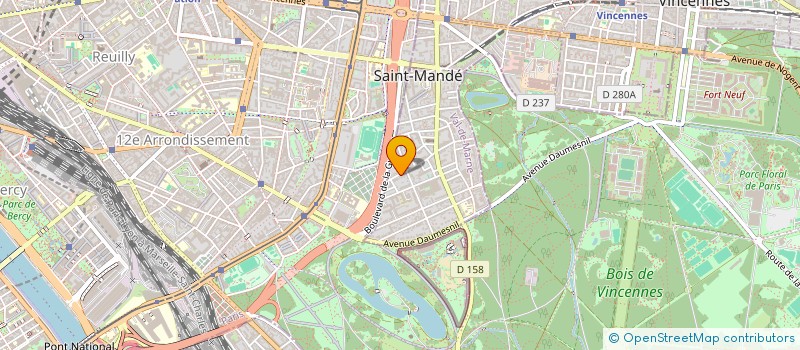 localisation de l'entreprise G4O à SAINT-MANDE