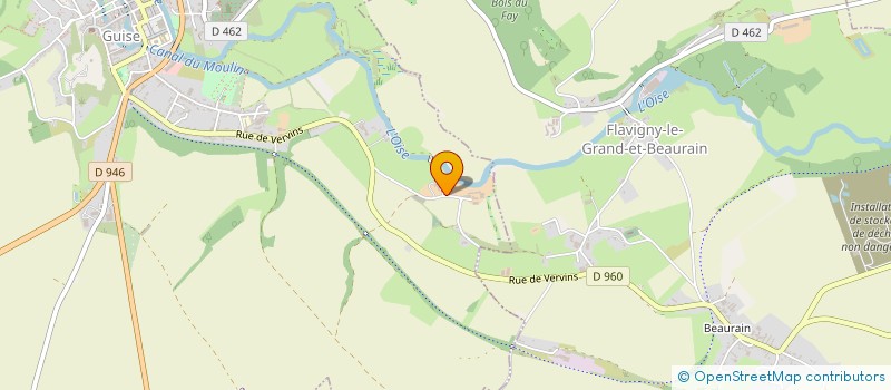 localisation de l'entreprise G4P  GUISE