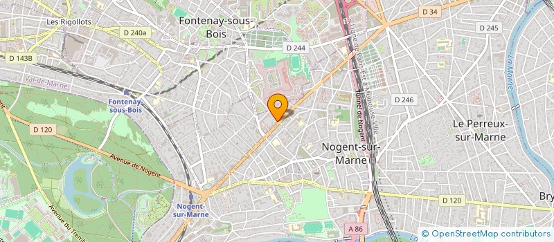localisation de l'entreprise G5 à NOGENT-SUR-MARNE