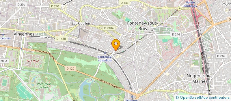 localisation de l'entreprise G5 SUPER MARKET à FONTENAY SOUS BOIS