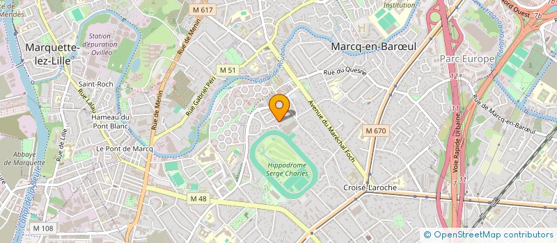 localisation de l'entreprise G58 à MARCQ-EN-BARŒUL