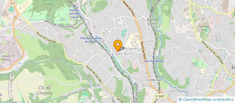 localisation de l'entreprise G5L FINANCE  CHARBONNIERES-LES-BAINS