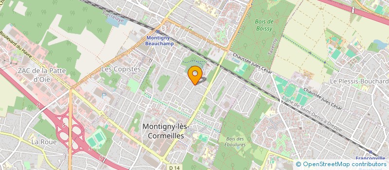 localisation de l'entreprise G6 95  MONTIGNY-LES-CORMEILLES