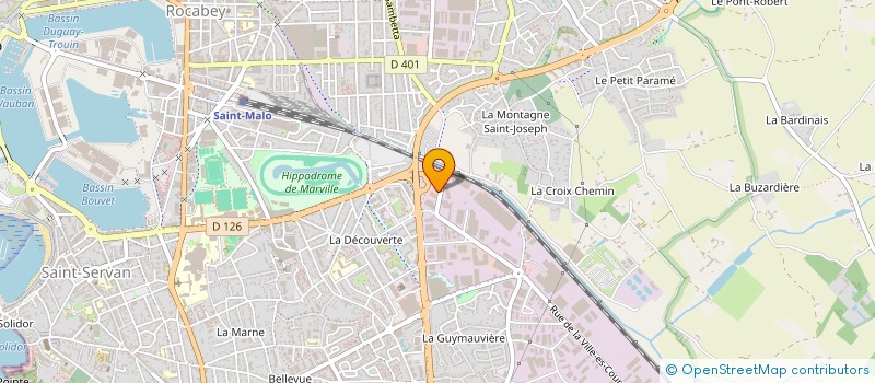localisation de l'entreprise G6 HOLDING  SAINT-MALO