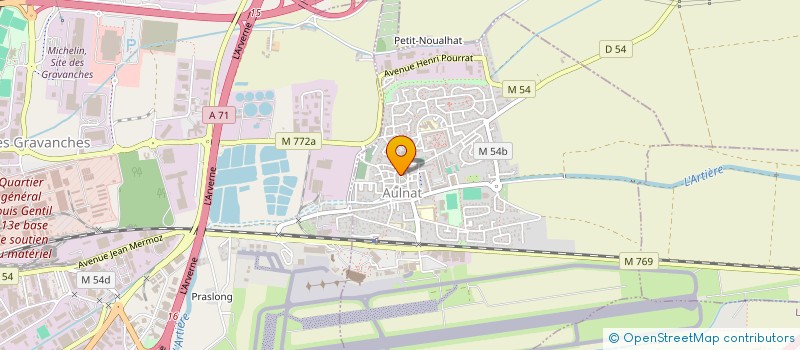 localisation de l'entreprise G63FROID  AULNAT