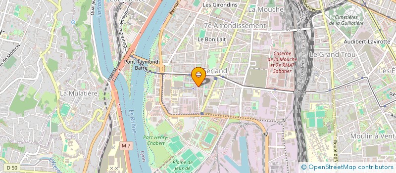 localisation de l'entreprise G7  LYON