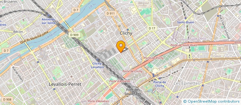 localisation de l'entreprise G7 TAXI PERSPECTIVES à CLICHY
