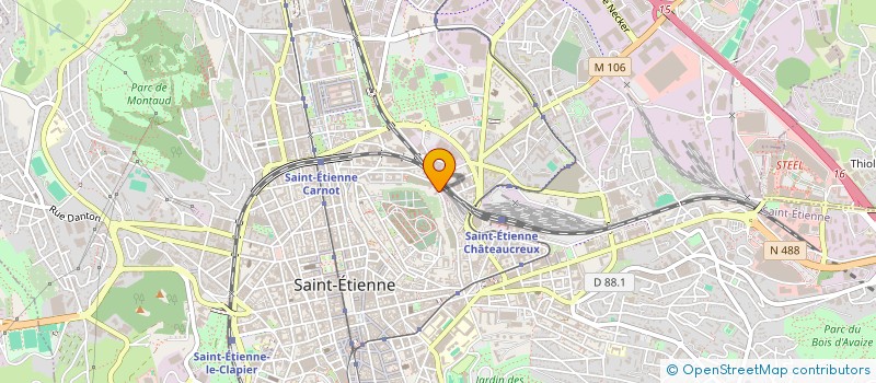 localisation de l'entreprise G77  SAINT-ETIENNE