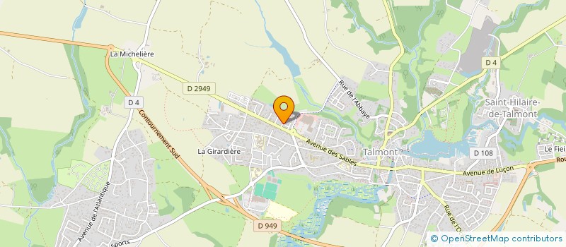 localisation de l'entreprise G85, VOTRE PLOMBIER  TALMONT-SAINT-HILAIRE