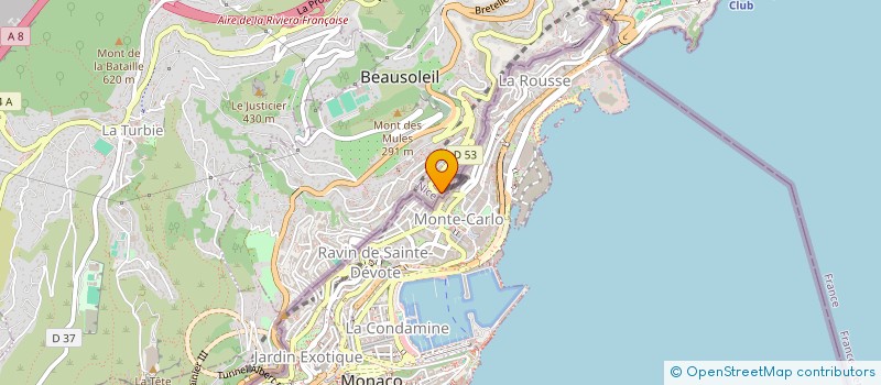 localisation de l'entreprise G9  BEAUSOLEIL