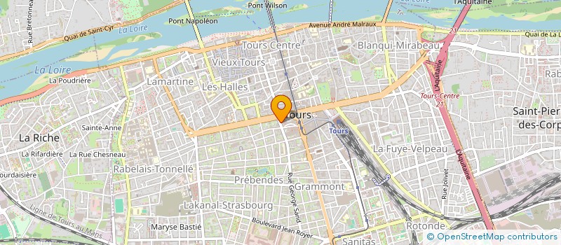 localisation de l'entreprise G9 FRANCE  TOURS