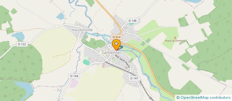 localisation de l'entreprise GA  GERBEVILLER