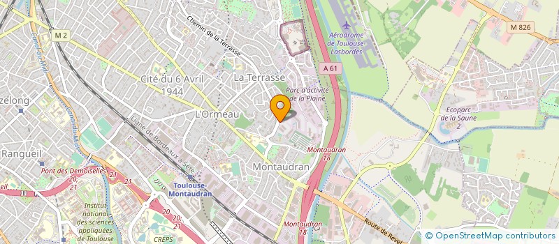 localisation de l'entreprise GA à TOULOUSE