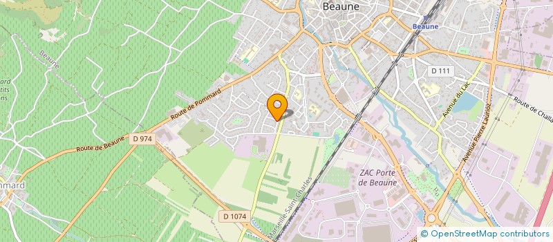 localisation de l'entreprise GA à BEAUNE