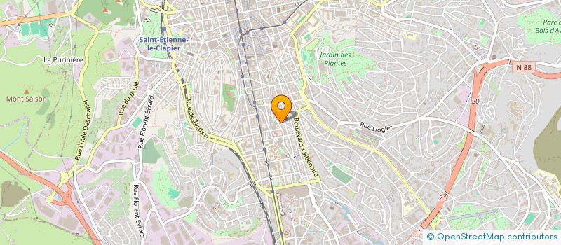 localisation de l'entreprise GA  LA GRAND-CROIX