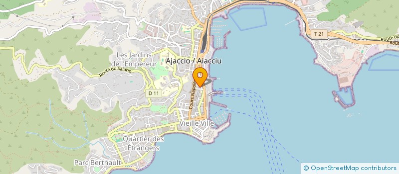 localisation de l'entreprise GA 99 à AJACCIO