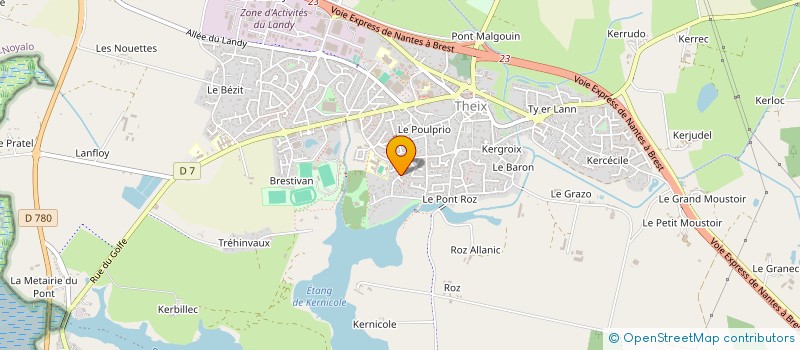 localisation de l'entreprise GA AUTOMATION à THEIX-NOYALO