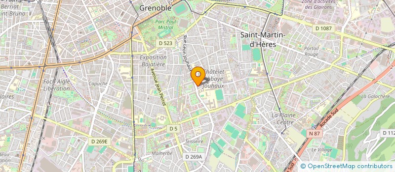 localisation de l'entreprise GA BATI  GRENOBLE