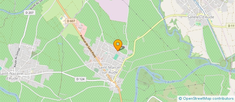 localisation de l'entreprise GA BATIMENT à SAINT-MARCEL-SUR-AUDE