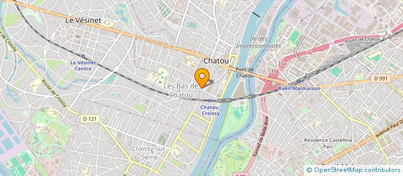 localisation de l'entreprise GA BISTROT DU MARCHE  CHATOU