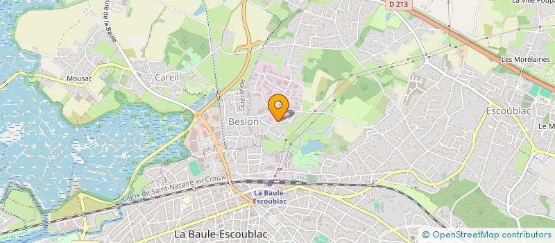 localisation de l'entreprise GA BOIS METAL  LA BAULE-ESCOUBLAC