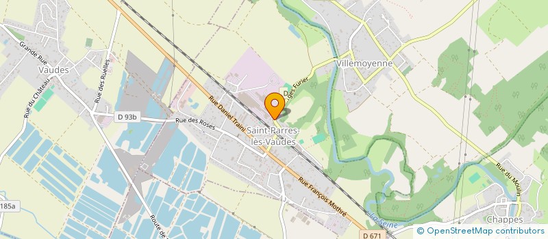 localisation de l'entreprise GA CARROSSERIE  SAINT-PARRES-LES-VAUDES