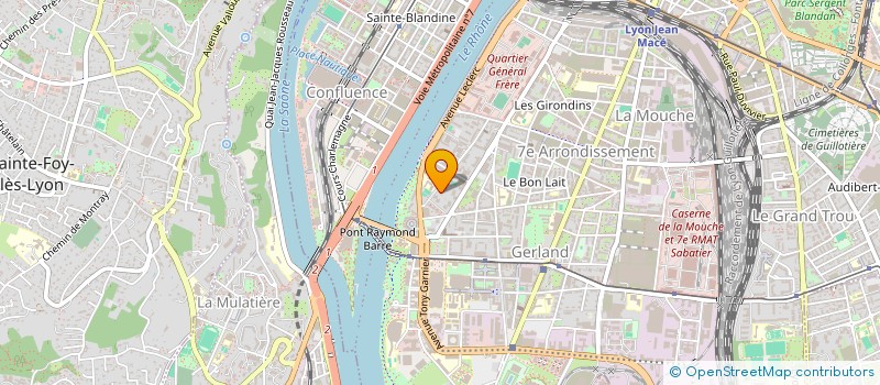 localisation de l'entreprise GA&CO CONSEIL à LYON