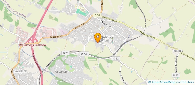 localisation de l'entreprise GA CONFORT  MONTASTRUC-LA-CONSEILLERE