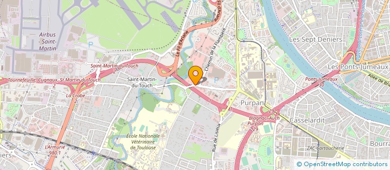 localisation de l'entreprise GA CONSEIL à TOULOUSE