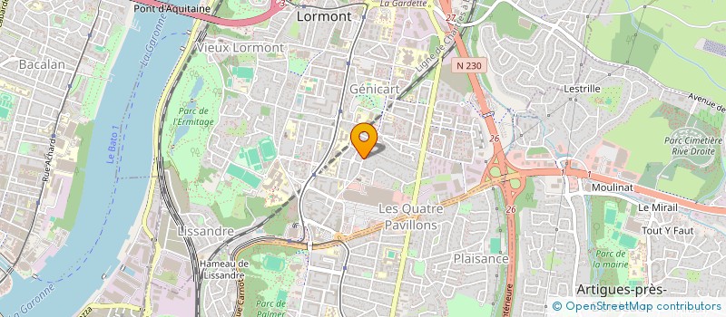 localisation de l'entreprise GA CONSEIL  LORMONT