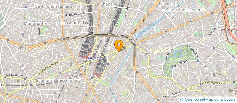 localisation de l'entreprise GA DISTRIBUTION  PARIS