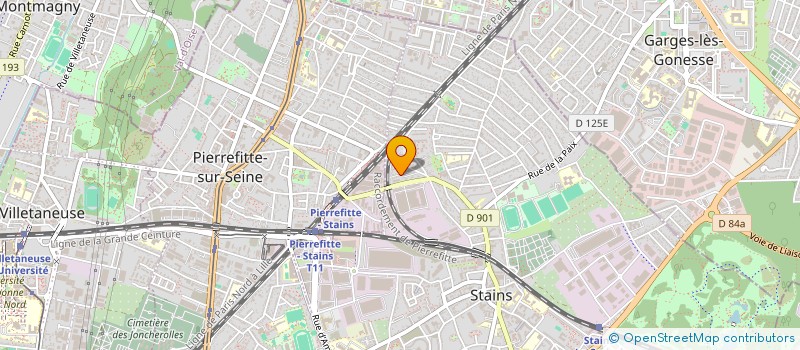 localisation de l'entreprise GA DRIVE à STAINS