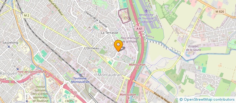 localisation de l'entreprise GA ENTREPRISE à TOULOUSE