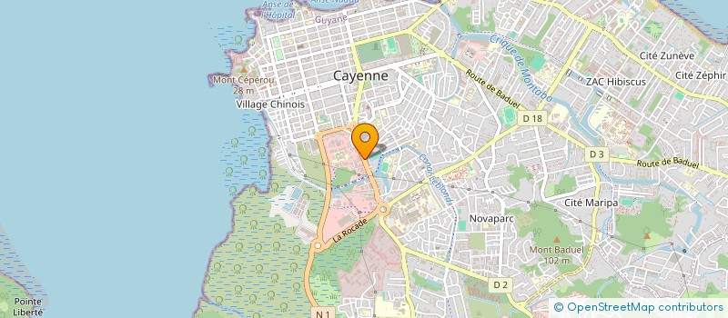 localisation de l'entreprise GA FIX LOCATION  CAYENNE