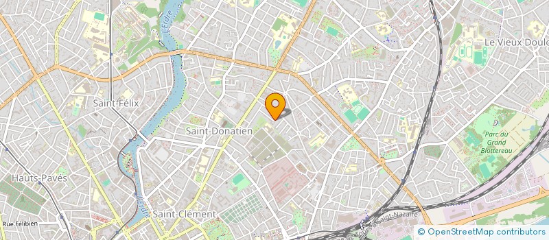 localisation de l'entreprise GA IMMO à NANTES