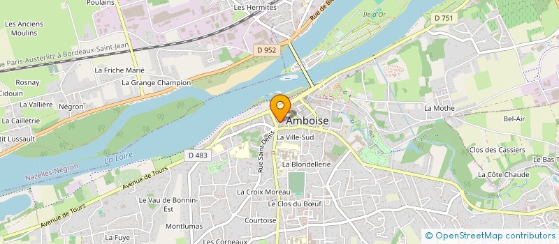 localisation de l'entreprise GA L IMMO à AMBOISE