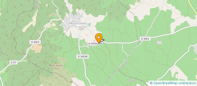 localisation de l'entreprise GA LOCATION  MONTOULIERS