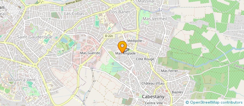 localisation de l'entreprise GA.MA INVEST  CABESTANY