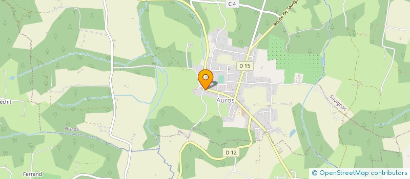 localisation de l'entreprise GA.MA.TA.  AUROS