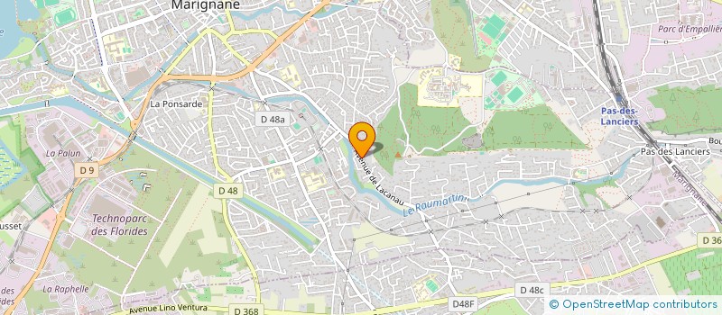localisation de l'entreprise GA MANAGEMENT CONSEIL  MARIGNANE