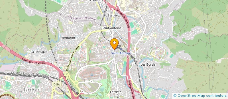 localisation de l'entreprise GA MARKET à MARSEILLE