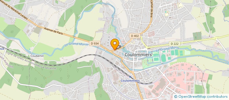 localisation de l'entreprise GA MARTIAL CORDIER à COULOMMIERS