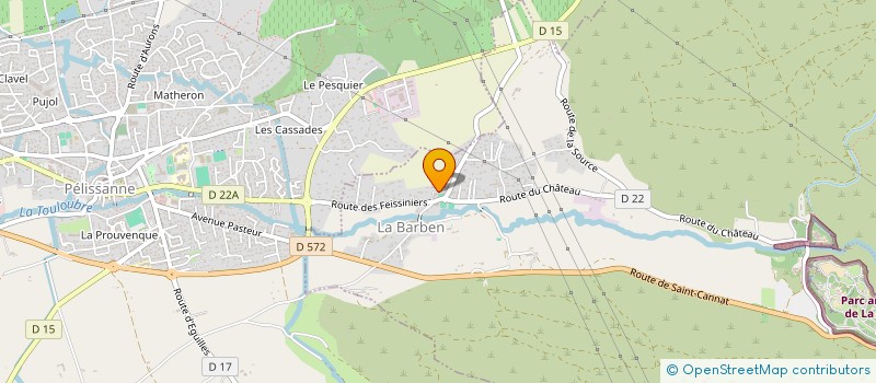 localisation de l'entreprise GA MEDIA  LA BARBEN