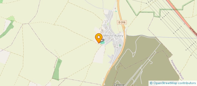 localisation de l'entreprise GA MESNIL  LE MESNIL-AUBRY