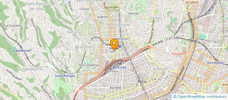 localisation de l'entreprise GA NICE à NICE