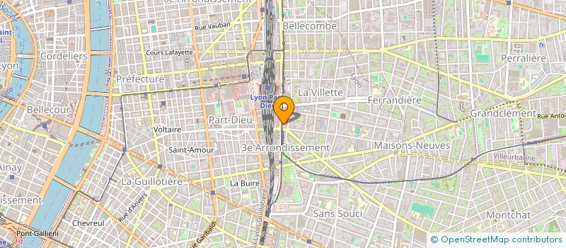 localisation de l'entreprise GA PET FOOD PARTNERS FRANCE à LYON