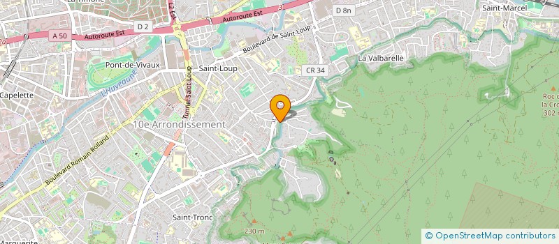 localisation de l'entreprise GA RATIVET à MARSEILLE 10EME