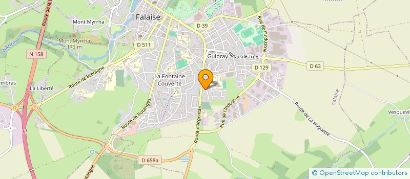 localisation de l'entreprise GA RENOVATION  FALAISE