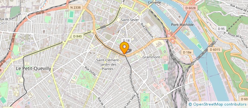 localisation de l'entreprise GA RIVERS à ROUEN