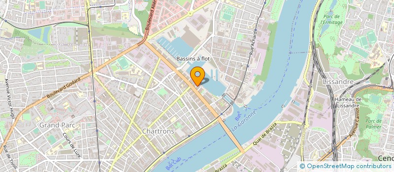 localisation de l'entreprise GA SASU à BORDEAUX